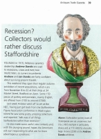 Recession? Collectors would rather discuss Staffordshire