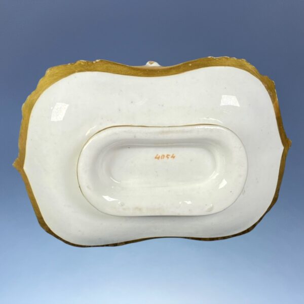 Antique Spode Porcelain Miniature Basket. - Image 3