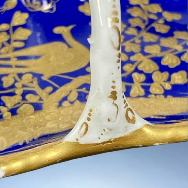 Antique Spode Porcelain Miniature Basket. - Image 5