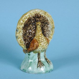 Staffordshire, Pratt ware Peacock