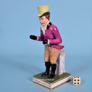 Derby Figure of Mr Liston as Paul Pry.