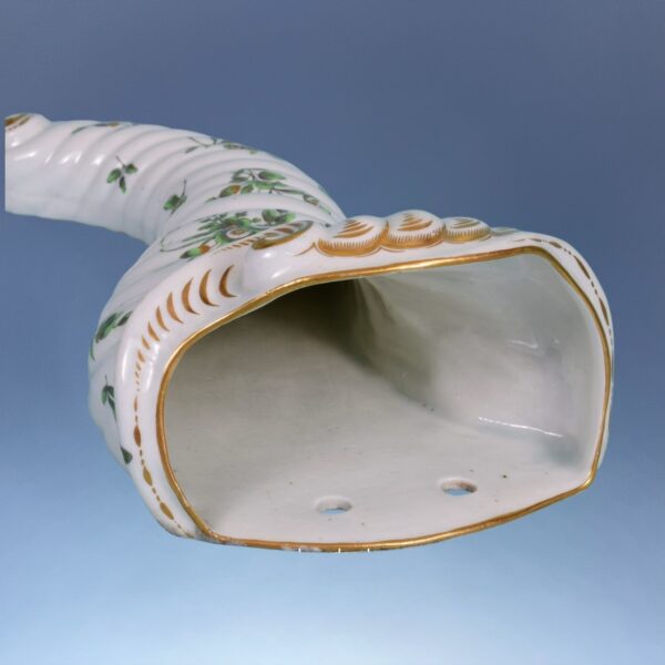 Dr Wall Worcester Porcelain Cornucopia/Wall Pocket - Image 2
