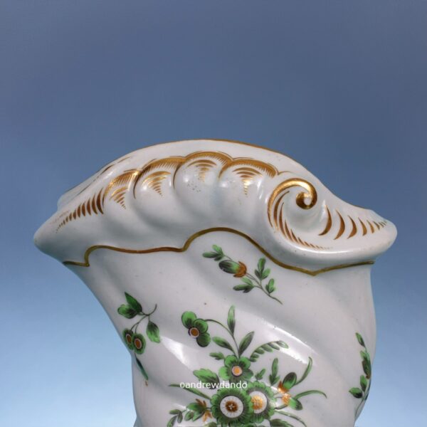 Dr Wall Worcester Porcelain Cornucopia/Wall Pocket - Image 6