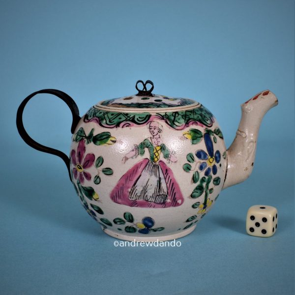 Staffordshire Saltglaze Teapot.