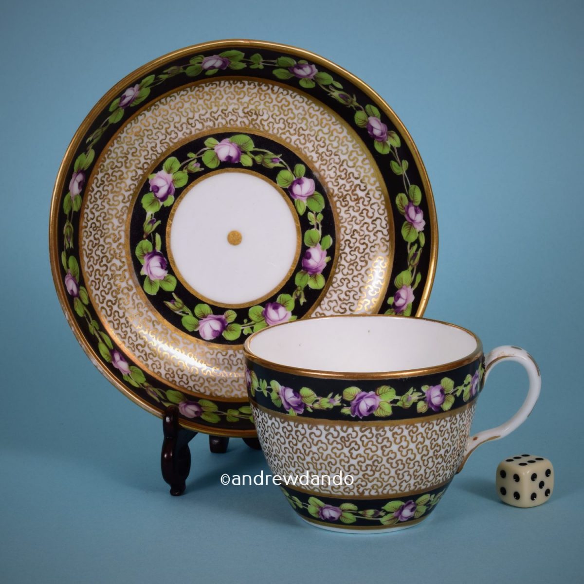 Grainger’s Worcester Porcelain Tea Cup & Saucer.