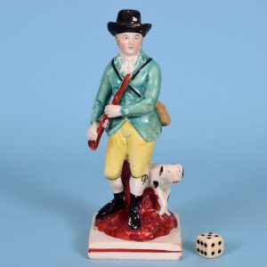 Staffordshire Figure of a Sportsman.