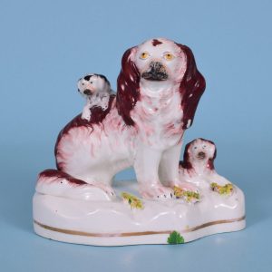Staffordshire Spaniel with Puppies