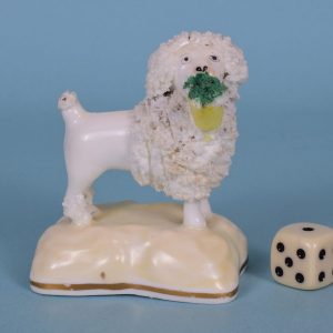 Samuel Alcock Porcelain Poodle.