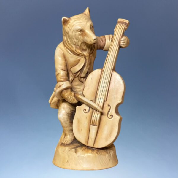 Dresden Anthropomorphic Musician Figure - Bear - Image 7