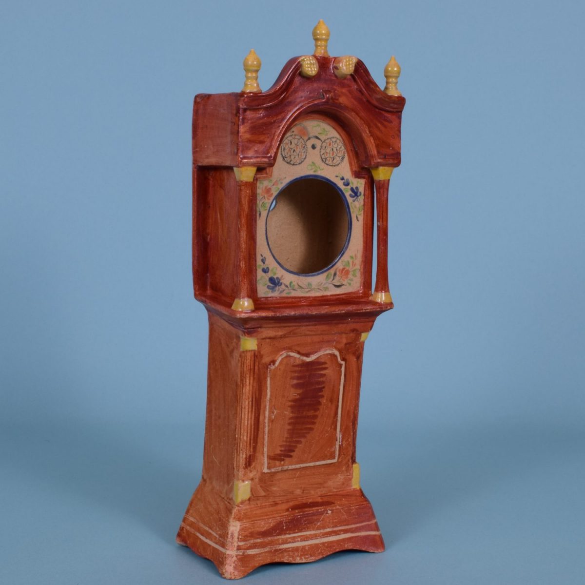 Staffordshire Pottery ‘Longcase’ Clock Holder.