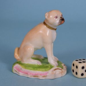 English Porcelain Pug Dog.