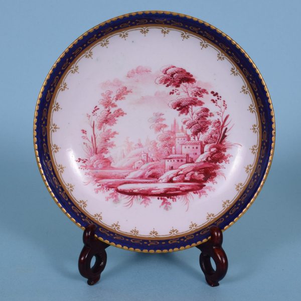 C18th Italian Porcelain Tea Cup & Saucer, c1780 - Image 7