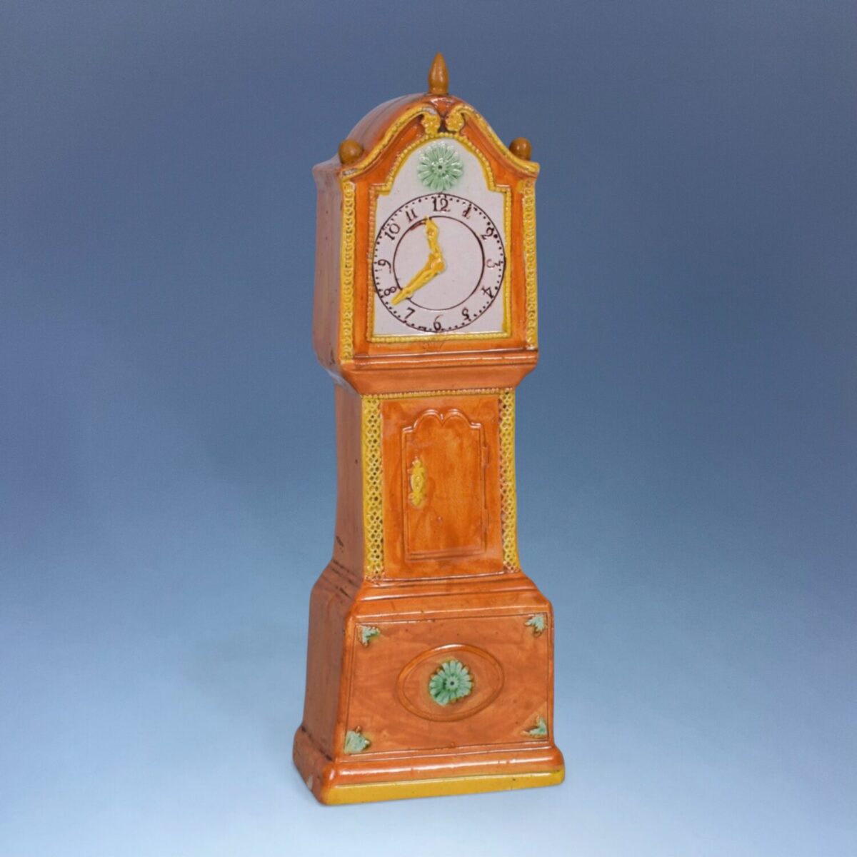 Pratt Ware Model of a Longcase Clock.