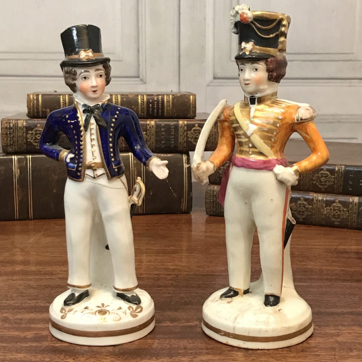 Pair of Staffordshire figures of a Soldier & a Midshipman – Andrew ...