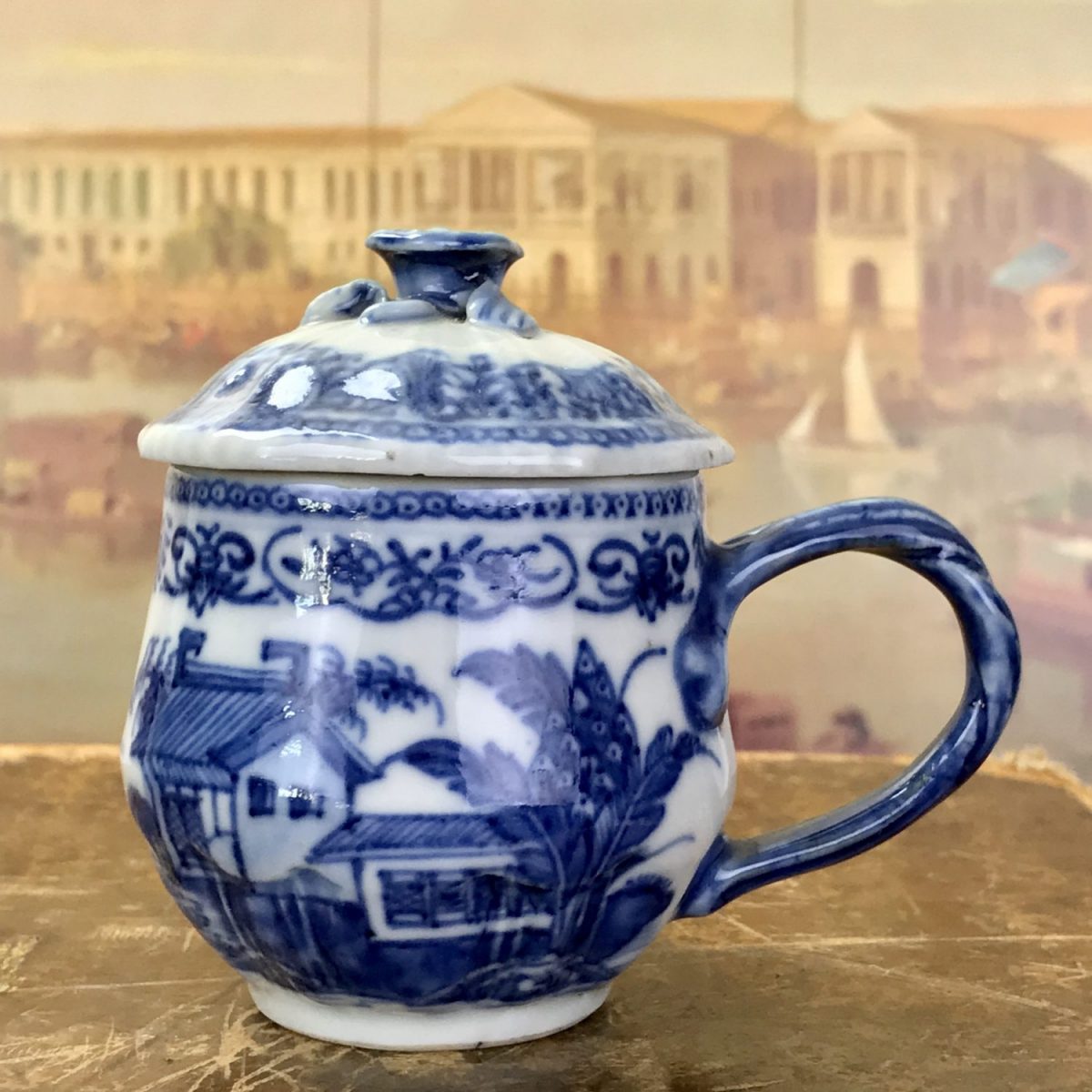 C18th Chinese Export Porcelain Custard Cup (b)