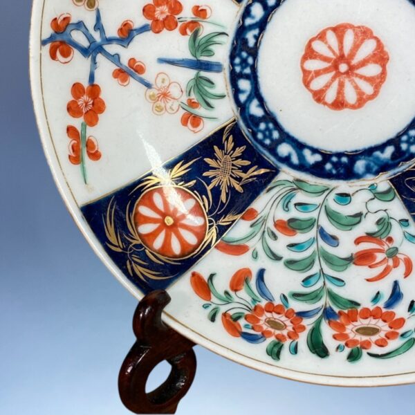 Antique Worcester Porcelain Kakiemon Style Tea Cup & Saucer - Image 5