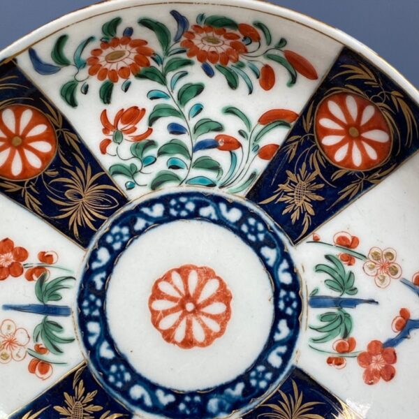 Antique Worcester Porcelain Kakiemon Style Tea Cup & Saucer - Image 6