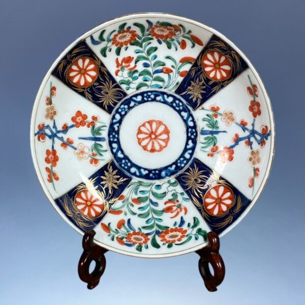 Antique Worcester Porcelain Kakiemon Style Tea Cup & Saucer - Image 7