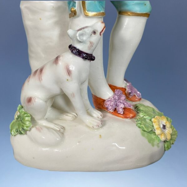 Pair of C18th Derby Figures - 'The Garland Shepherds' - Image 10