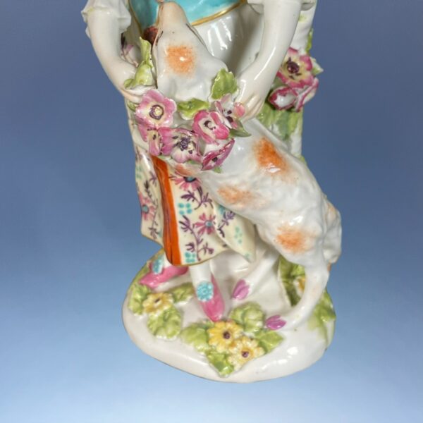 Pair of C18th Derby Figures - 'The Garland Shepherds' - Image 6