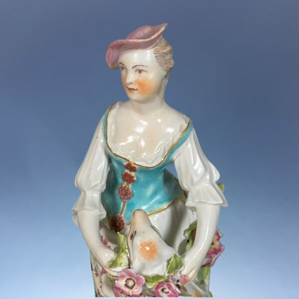Pair of C18th Derby Figures - 'The Garland Shepherds' - Image 11
