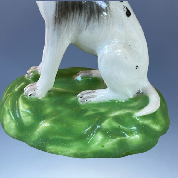 Derby Porcelain Miniature Model of a Hound. - Image 3