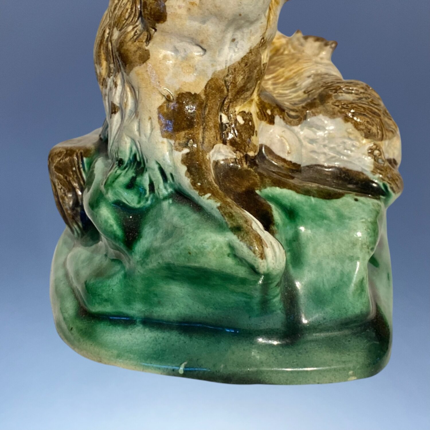 Early Staffordshire Pottery Ewe & Lamb. - Image 2