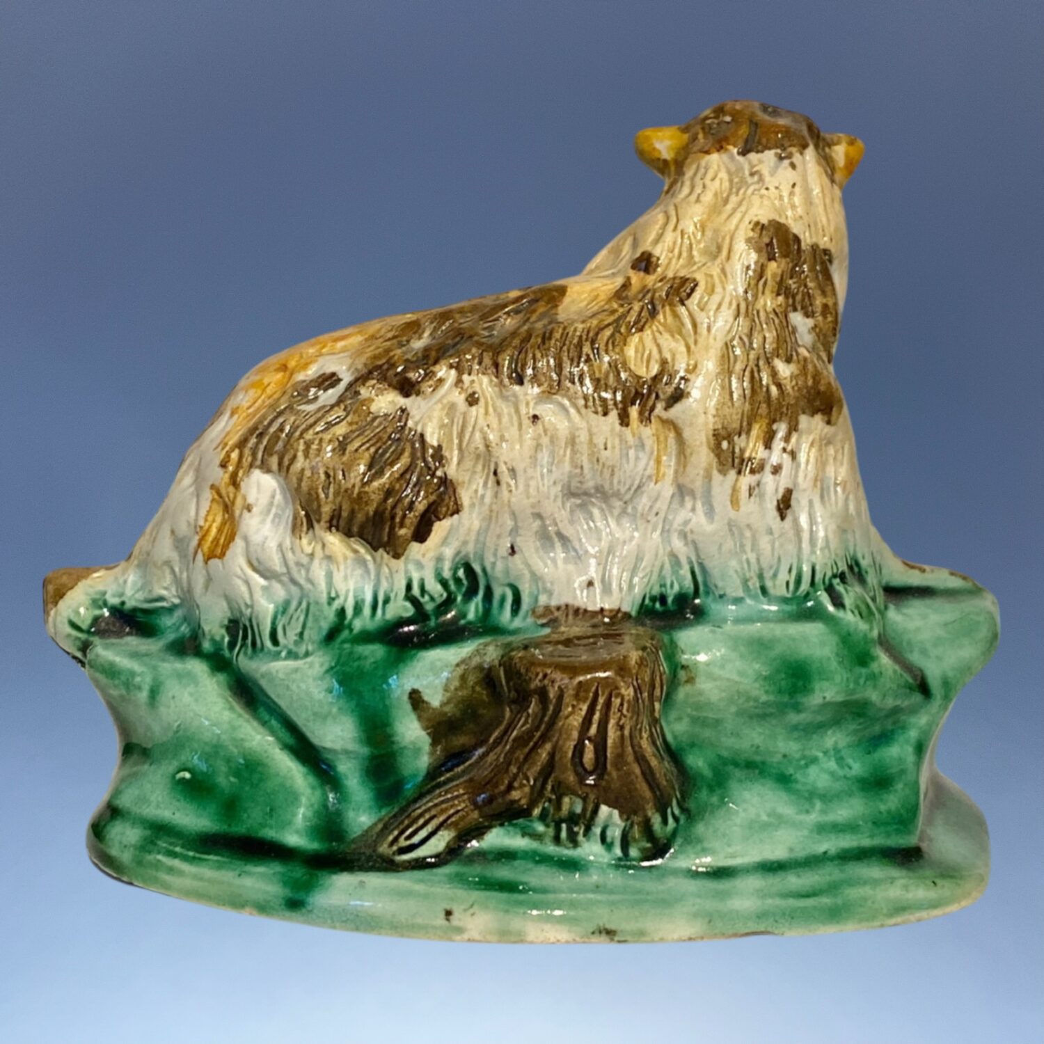 Early Staffordshire Pottery Ewe & Lamb. - Image 4