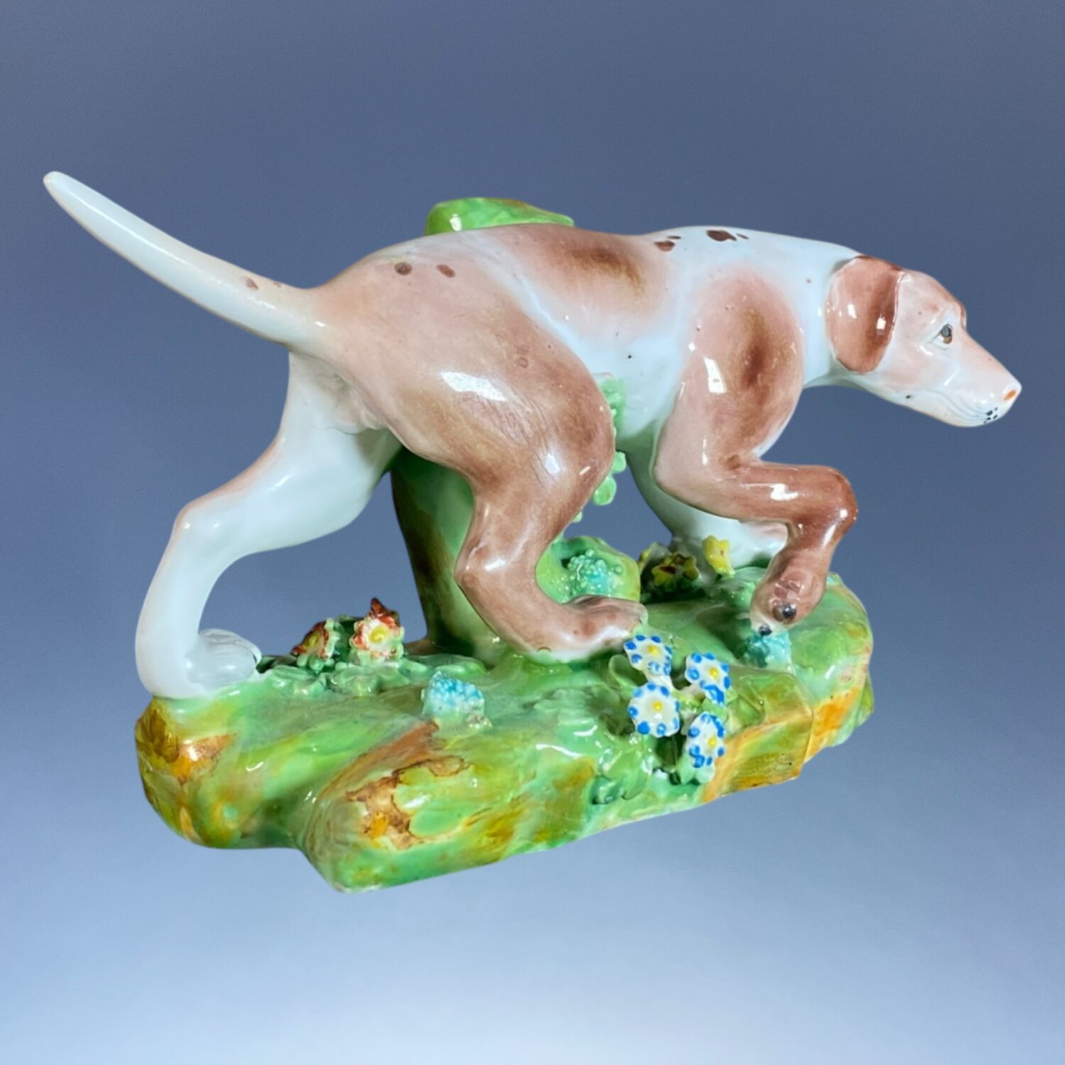 Derby Porcelain Model of a Spanish Pointer. - Image 4