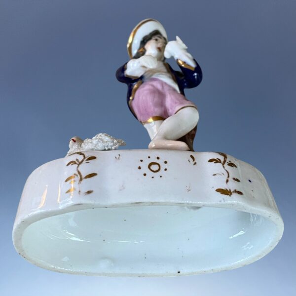 Staffordshire Porcelain Figure of a Shepherd. - Image 5