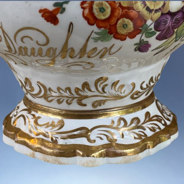 English Porcelain Presentation Jug - Samuel Giles R.N. - Image 4