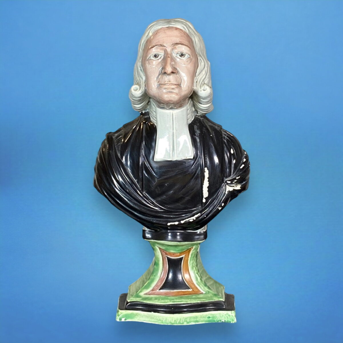 Early Staffordshire Bust of John Wesley