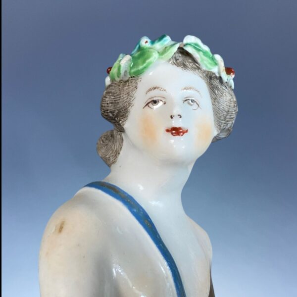 C18th Bow Porcelain Figure of Apollo - Image 3