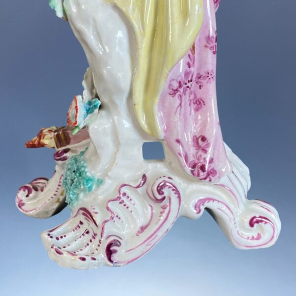 C18th Bow Porcelain Figure of Apollo - Image 4