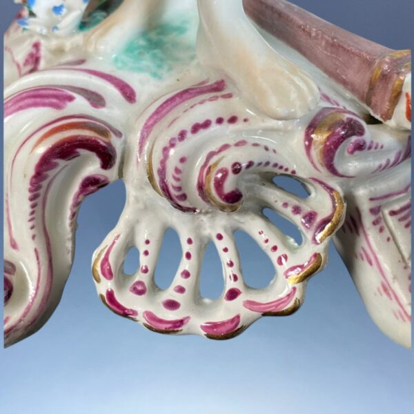 C18th Bow Porcelain Figure of Apollo - Image 6