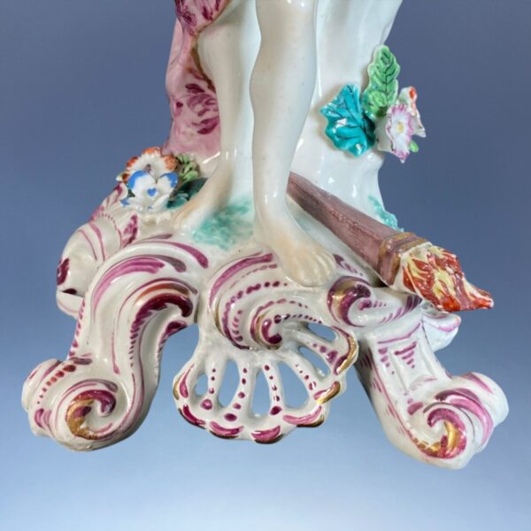 C18th Bow Porcelain Figure of Apollo - Image 7