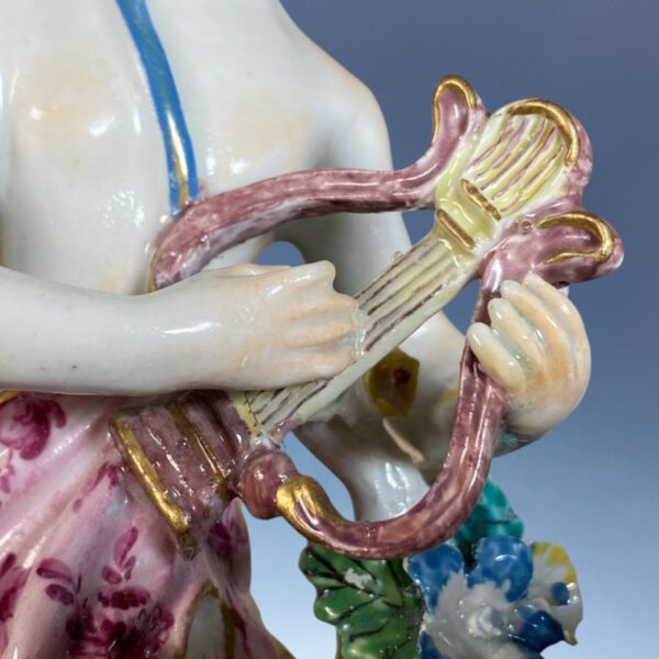 C18th Bow Porcelain Figure of Apollo - Image 8