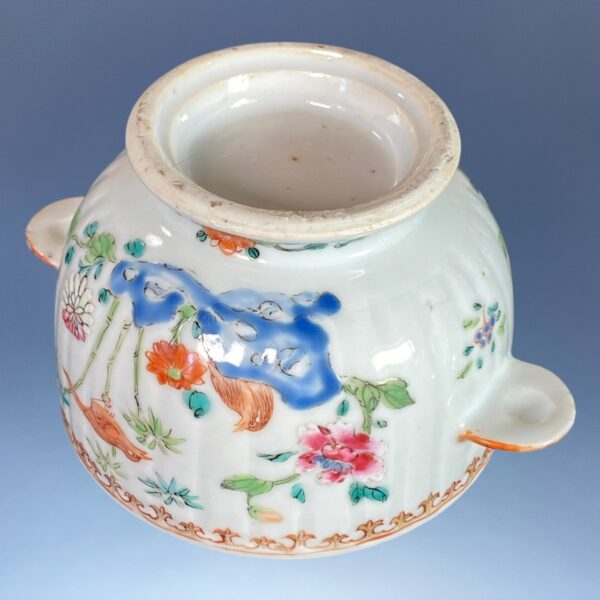 C18th Chinese Export Porcelain Bowl & Cover. - Image 3
