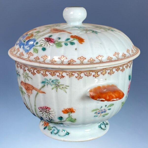 C18th Chinese Export Porcelain Bowl & Cover. - Image 6