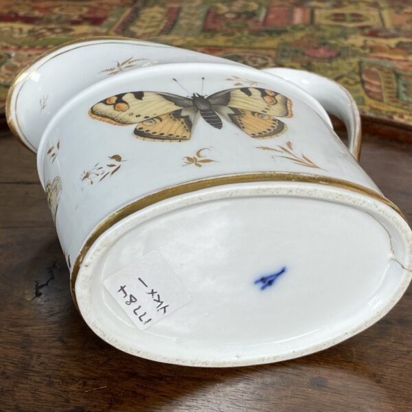 Paris Porcelain Cream Jug Painted With Insects, c1790 - Image 7