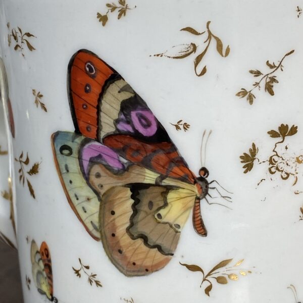 Paris Porcelain Teapot Painted With Insects, c1790 - Image 2