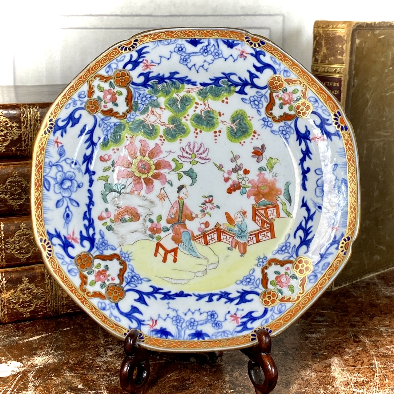 Early Spode ‘Famille Rose’ Pattern Plate. – Andrew Dando – Antique ...