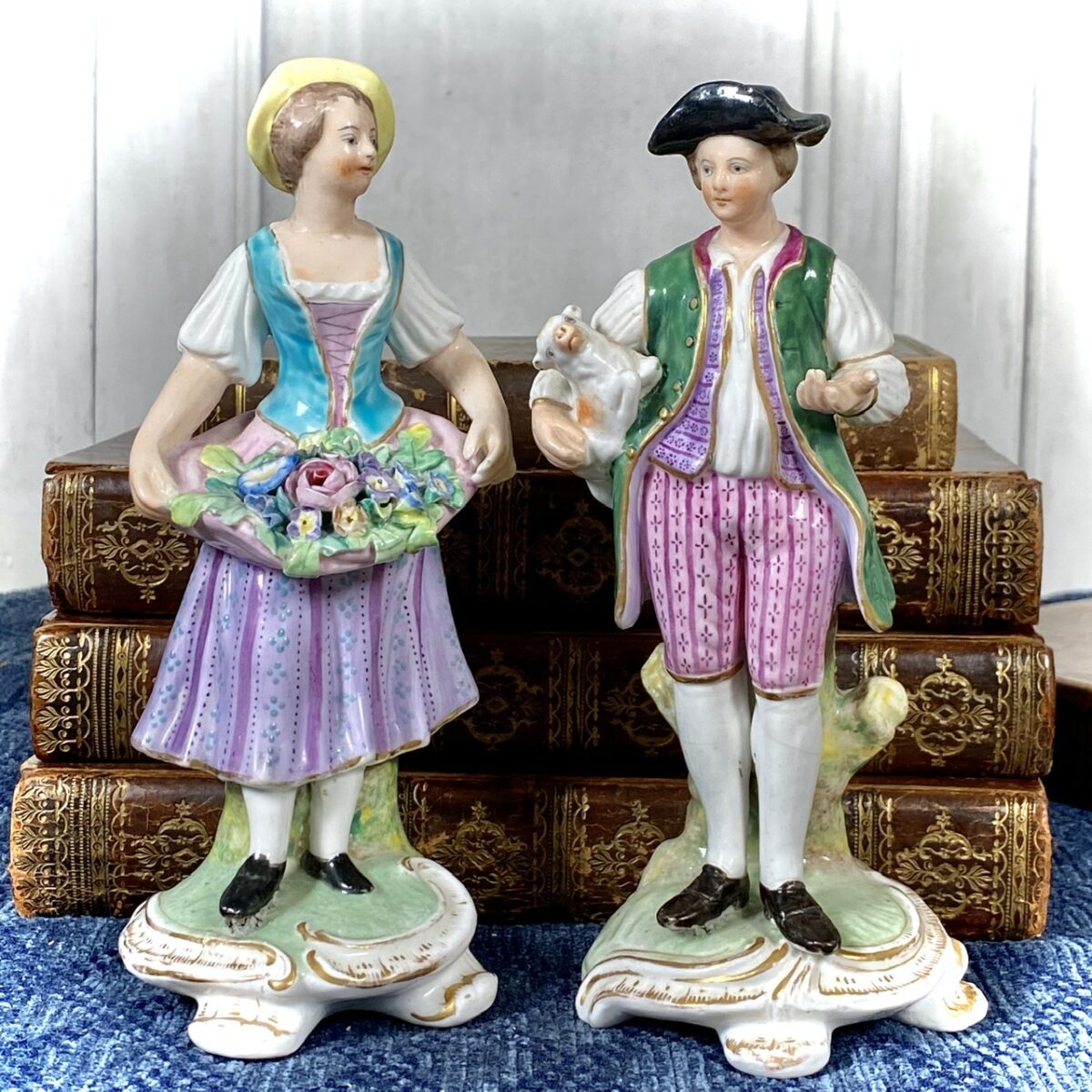 Pair of Derby Porcelain Figures – Shepherd & Companion