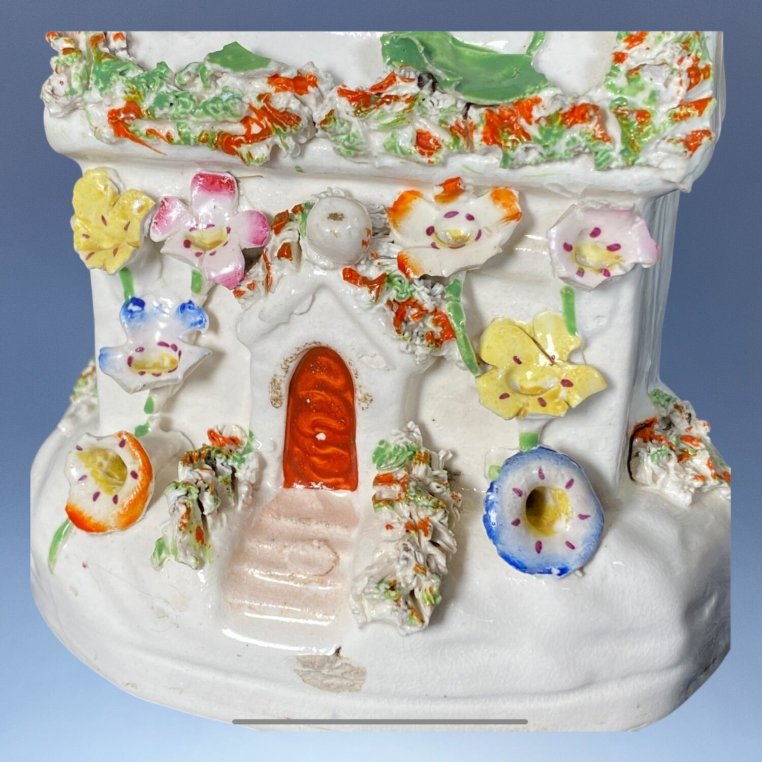 C19th Staffordshire Cottage Ornament - Image 2