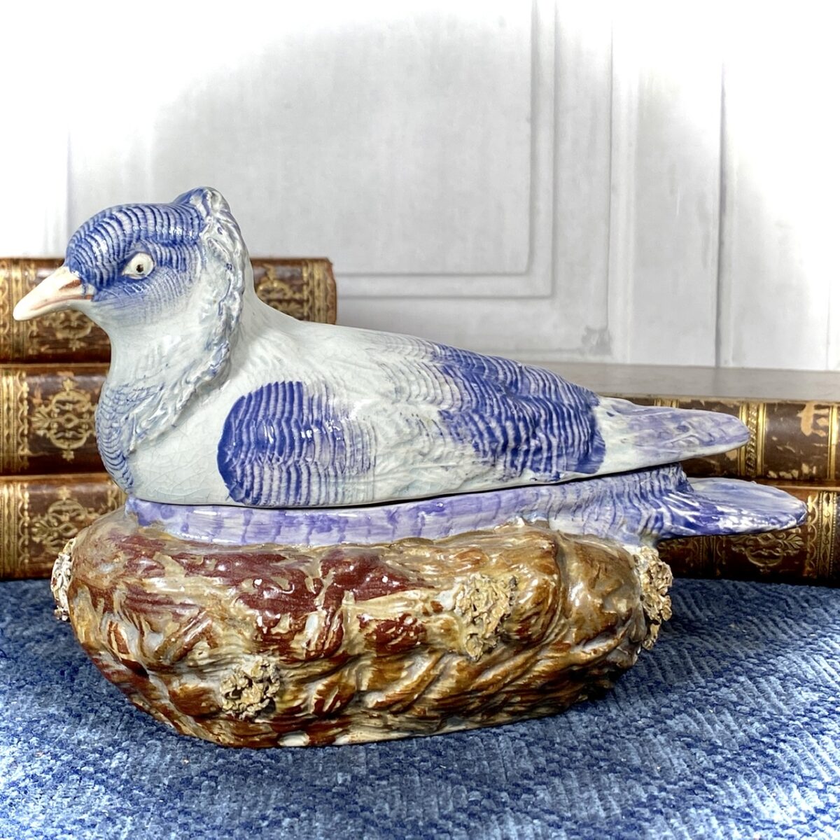 Early C19th Staffordshire Pottery Pigeon Tureen