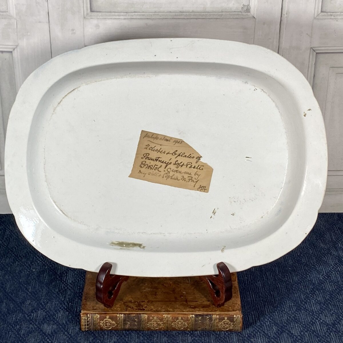 Bristol Pottery ‘Mansion House’ Platter (RESERVED) Andrew Dando Antique Pottery & Porcelain