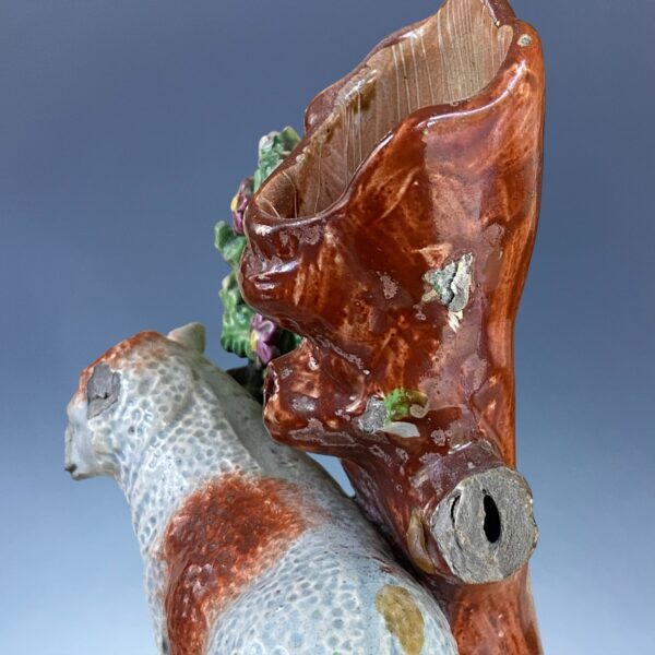 (Clearance) - Staffordshire Ewe & Lamb Spill Holder by Walton. (af) - Image 5