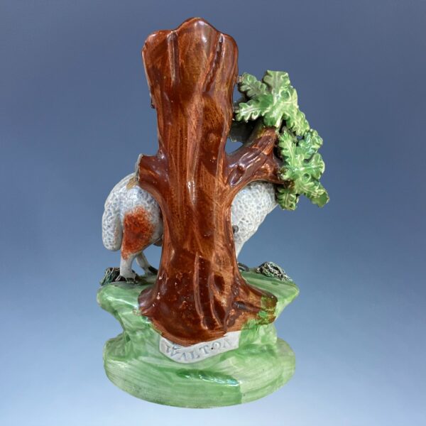 (Clearance) - Staffordshire Ewe & Lamb Spill Holder by Walton. (af) - Image 8