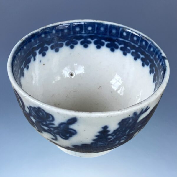 (Clearance) C18th Caughley Porcelain 'Toy' Teabowl & Saucer. - Image 2