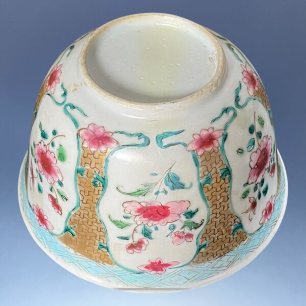 C18th Chinese Export Porcelain- Famille Rose Sucrier & Cover - Image 8